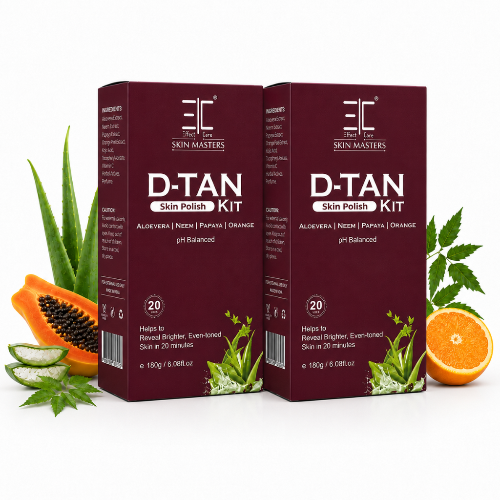 EC Skin Masters D-TAN Skin POLISH KIT Pack 2 | Ideal for All Skin Types | Lightens Suntan