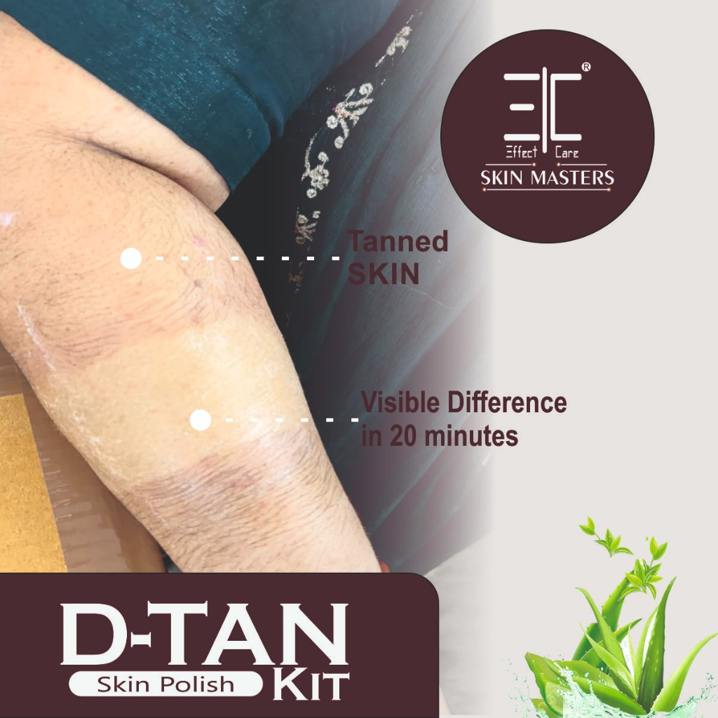 EC Skin Masters D-TAN Skin POLISH KIT | Ideal for All Skin Types | Lightens Suntan