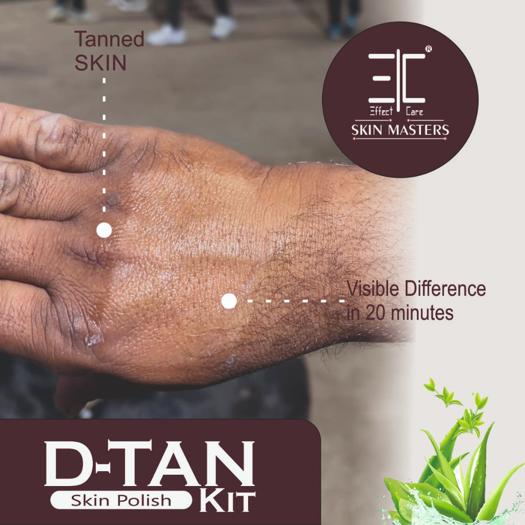 EC Skin Masters D-TAN Skin POLISH KIT | Ideal for All Skin Types | Lightens Suntan