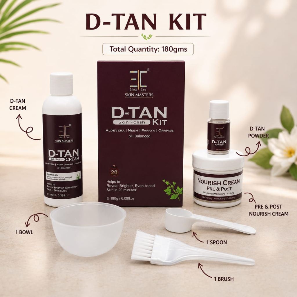 EC Skin Masters D-TAN Skin POLISH KIT Pack 2 | Ideal for All Skin Types | Lightens Suntan