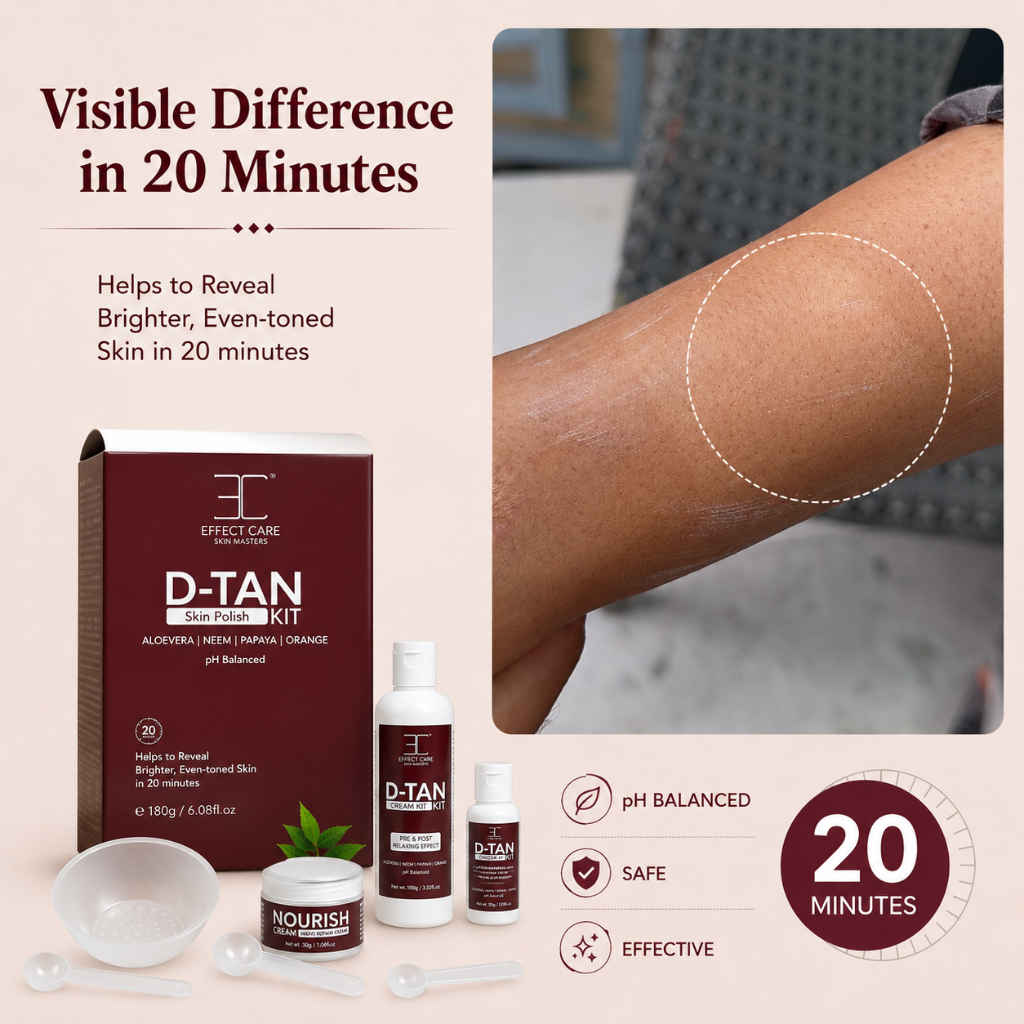 EC Skin Masters D-TAN Skin POLISH KIT Pack 2 | Ideal for All Skin Types | Lightens Suntan