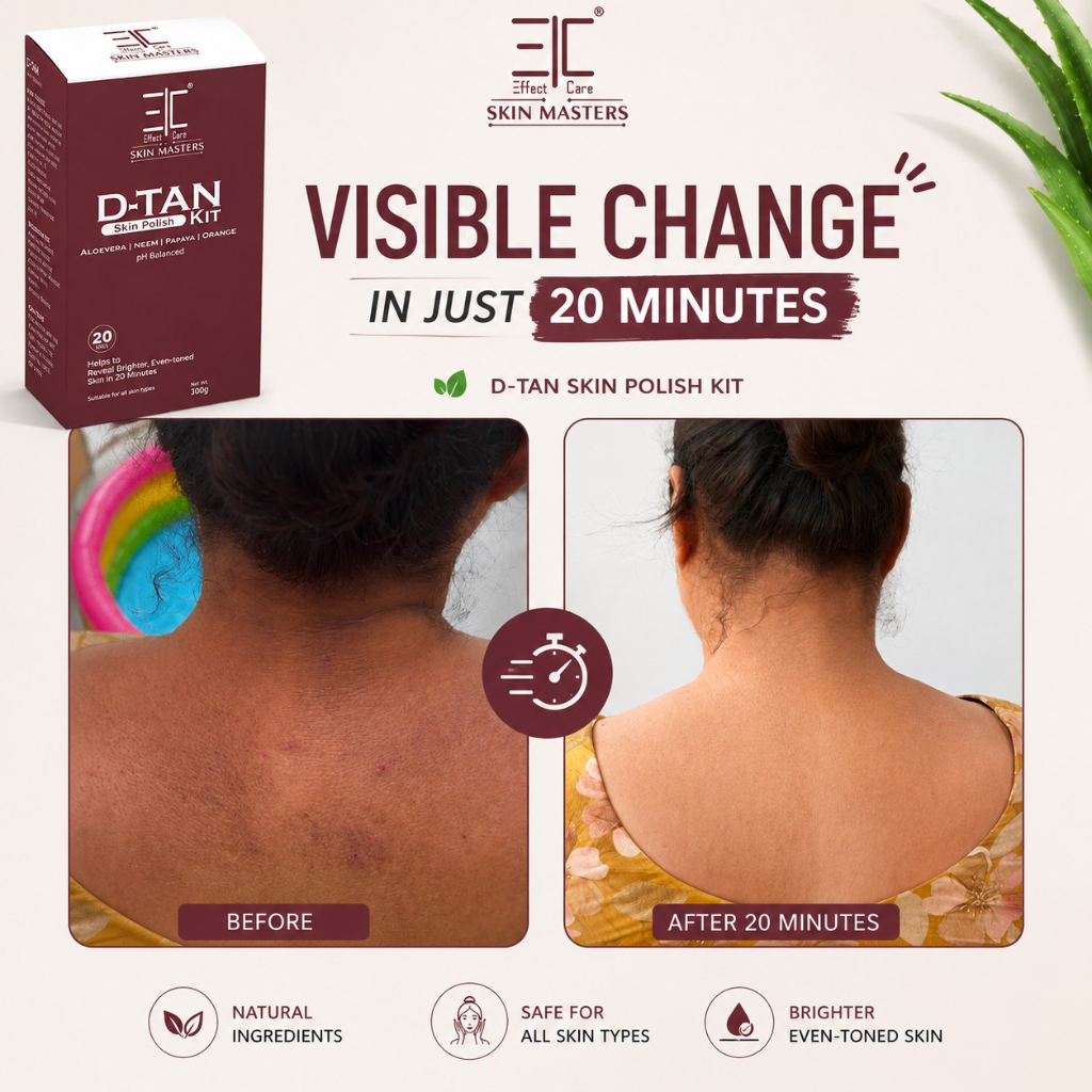 EC Skin Masters D-TAN Skin POLISH KIT Pack 2 | Ideal for All Skin Types | Lightens Suntan