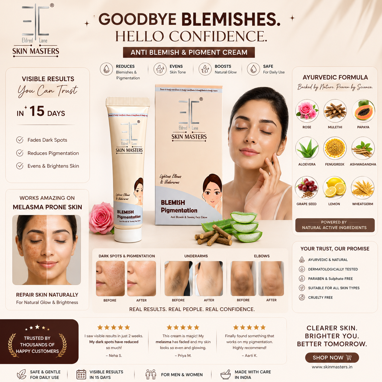 EC Skin Masters Pigmentation & Blemish Reduction Cream