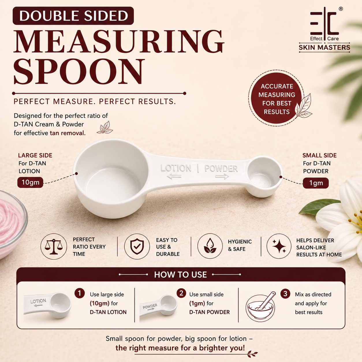 EC Skin Masters D-TAN Skin POLISH KIT | Ideal for All Skin Types | Lightens Suntan